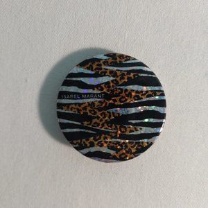 Isabel Marant Zebra & Leopard Print Button Pin